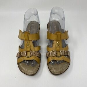 Patrizia By Spring Step Magan Wedge Sandals Tan Women's 7/37